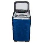 Classic Top Load Washing Machine Cover Suitable for Samsung Back Panel 6.2 Kg, 6.5 Kg, 7.0 Kg, 7.2 Kg, 7.5 Kg | 55Cms X 55Cms X 92Cms | Color - Blue