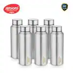 Jensons Aqua Stainless Steel Thunder Water Bottle 750 ml Matt Finish- SET OF 6