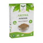 Leafy Life-100% Natural Aritha | Reetha | Ritha |Soapnuts Powder For Silky & Smooth Hairs (250 gram)