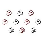 Comet Busters Black , Red Bindi For Women