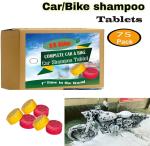ADR CARES S R SHINE Phosphate Free Car Foaming Concentrate Tablet - 750 g (Pack of 75)