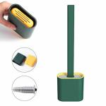 Buy KAYAAN Silicone Toilet Brush with Holder Stand, Bathroom Cleaning ...