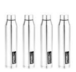 Springway Eco Neer Bullet Stainless Steel Water Bottle 1 L (Set of 4)