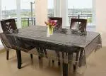 Kuber Industries Waterproof Protector Gold PVC 6 Seater Dining Table Cover (60 x 90 inch)