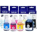 RC Print Brother Ink BT6000BK / BT5000 DCP-T300, T500W, T700W, MFC-T800W Black + Tri Color Combo Pack Ink Bottle