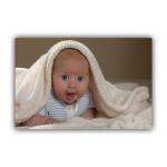 Pnf Glass Paper Cute Baby Girl Boy Children Wall Poster-589, 12 X 18 Inch