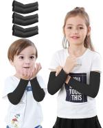 SHIVAAY Newbyinn Arm Sleeves for Kids, Child 1 Pair/ 3 Pairs, UPF 50 UV Sun Protection Cooling Sleeves to Cover Arms for Girls, Boys, Babies, Toddlers, Children