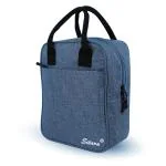 Sitara Bags Insulated Blue Lunch Bags for Women and Men, Reusable Lunch Boxes, Waterproof Tote Bag for Work, Office, Picnic, Outdoor