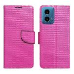 Dhar Flips Net Pink Flip Cover for MOTO G34 5G | Magnetic Case | Shock Absorbent | Flip Cover MOTO G34 5G