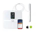 Actofit Body Fat Analyser Smart Scale Pro Max | Segmental Analysis | Highly accurate | Complete Digital Body Composition Monitor of 24 parameters including BMI, Skeletal Muscle, Protein