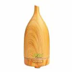 Allin Exporters DT-203LW Aromatherapy Diffuser Essential Oil 4 in 1 to Purify, Ionize, Humidify & Spread Aroma Ultrasonic Humidifier Cool Mist with 7 Color Changing LED Lights (100ml, Light Wood)