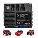 MM TOYS JR1922RXS-AD 12V 2.4 Ghz Remote Control Car Motor Controller Control Box, 7-Pin Blue Socket, for Accessories for Children Electric Ride On Car Replacement Parts -Black