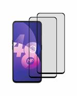 GADGETRONICS Oppo F11 Pro Black Tempered Glass Scratch Resistant Screen Protector (Pack of 2)