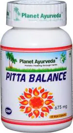 Planet Ayurveda Pitta Balance Capsules, 60 Capsules