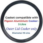 VANSH HOME PRV Gasket Compatible with Pigeon Aluminium Pressure Cooker (Outer Lid) 3 Litres 190 mm Pressure Cooker Gasket ()