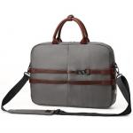 AirCase Signature Grey Nylon Unisex Laptop Messenger Bag for 13.3 to 15.6 inch Laptop