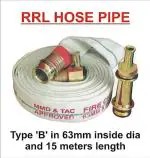 Eco Fire Gun Metal Rrl Hose With Male, Female Coupling And Binding Isi Marked, 15 M