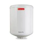 Racold Buono Pro Storage Water Heater 10L Vertical Geyser For Bathrooom, 5 Star Rated, 3 Safety Levels, Rust Proof Body With Titanium Coating, Free Standard Installation & Pipes, White