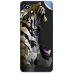 GADGETSWRAP Printed Vinyl Skin Sticker for Oneplus 9 - polygon tiger