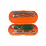 Spartan BS-02-Pro 6-Pieces With Neon Bulb Screwdriver Set For Home Use/For Multipurpose Uses (Green)