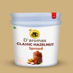 D'aromas Classic Hazelnut Spread 1kg |100% Vegetarian | Spreads for Bread, Cake, Desserts