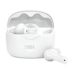 JBL Tune Beam In Ear Wireless TWS Earbuds with Mic, ANC Earbuds, Customized Extra Bass with Headphones App, 48 Hrs Battery, Quick Charge, 4-Mics, IP54, Ambient Aware & Talk-Thru, Bluetooth 5.3 (White)