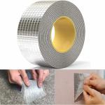 Sof Sole waterproof leakage repair material butyl coil building roof waterproof tape strong leak sticker plugging king (Silver)