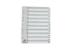 Eslee File Divider | Subject Divider / Separator Set | Best for A4 Size Ring Binders | Tab of 1 to 20 | White - (EO13120 White)