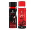 1 RAMSONS RED ZX BIKER DEODORANT (200ML) + 1 RAMSONS BRAVO DEODORANT (200ML)