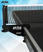 Stag Iconic Expert Professional Grade Table Tennis Net & Post Set Durable, Rust Resistant, Tournament Ready