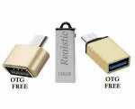 Realstic White 128 GB Pendrive 3.0 USB with 2 otg FREE ( V8 and C type ) Flash Pendrive For Easy Data Transfer And Backup | High-Speed USB 3.0 Pendrive | Encrypted USB 3.0 Pendrive | Secure Data Storage  | Perfect For Backing Up Important Files
