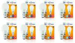 Wipro Garnet B22 White Cool Daylight Polycarbonate LED Bulb 7W (Pack Of 8)