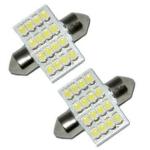 Guance White Car LED Roof Interior Light Universal for All Cars (Pack of 2)