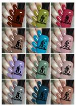 AQ FASHION .New Pastel HD Shine long-lasting stay and Quick Dry Nail Polish Set of 12 Combo Multicolor (Pack of 12)