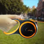 Pets Empire Retractable Dog leash 8M 16Ft Walking Jogging Training Button Brake And lock