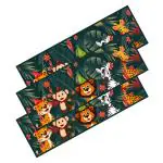 Festiko 60 Pieces Jungle Safari Theme Water Bottle Labels ,Water Bottle Stickers, Jungle Safari Bottle Wrappers