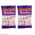 Imported - Haribo Chamallows Pink & White, Share Size, 140 gm (Pack of 2) - Imported from of USA