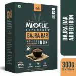 EAT Anytime Mindful Bajra Millet Snack Bars Loaded with Iron, 300 g (12 Bars x 25g)