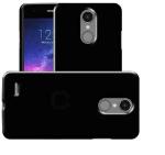 LazyLion LG K8 2017 Black Silicone Shockproof Phone Case, Ultra Safety with Soft Feel (Pack of 2)