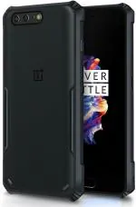 XOVO Back Cover for OnePlus 5 (Transparent, Pack of 1)