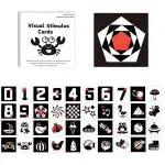 SNOWIE SOFT Flash Cards for Babies 3 to 6 Months, Puzzle Toy for Toddler Visual Development,20 Sheets, 6.6 x 6.6 Inch,40 Patterns,High Contrast Cognitive Cards for 36 Months Toddler 36 Month Edition