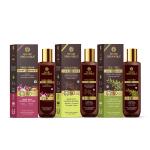 Khadi Organique Hair Care Kit Combo of Hair Shampoo for Hair Fall Control | Khadi Shampoo for Men & Women | Pack of 3