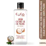 Coco Crush Coconut Oil for Oil Pulling, Cold-pressed & Extra Virgin| Gandusha Kriya (100 ml)