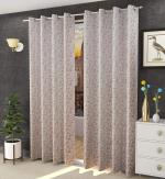 JARS Collections Set of 2 Velvet suede Blackout White Long Door Curtains(4x9 ft)