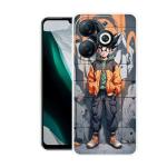 Draxon Infinix SMART 8 HD, X6525 Goku, Dragon Ball, Anime, Super Saiyan Printed Back Cover (10 x 3 x 20 cm)