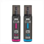 Byond Club House Vela and Hyde Long Lasting Fragrance No Gas Deodorant Body Spray -120ml+ 120ml