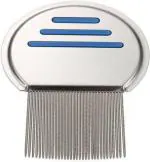 D-Top Nit Free Terminator Lice Comb, Professional Stainless Steel Louse and Nit Comb ()