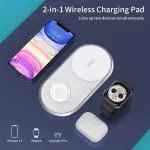 JCBL ACCESSORIES Choe-tech 2-in-1 15W Dual Wireless Charger for Mobiles and Watch, T317