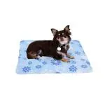 Qpets 50*40CM Summer Dog Cooling Mat Dog Bed Cat Bed Puppy Bed Pet Cool Gel Sleeping Pad Cooling Mat Soft Dog Cooling Bed for Dog & Cat Waterproof Cooling Mat