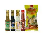 9am Sauces Combo With Hakka (Green 210g+ Soy 230g +Vinegar 200ml + Snack 210gm + Hakka Noodle 150gm)